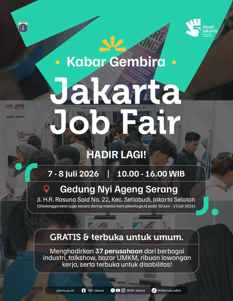 Job Fair Kabupaten Pidie 2026 (Suku Dinas TKTE Wilayah Kabupaten Pidie Barat) : 7-8 Juli 2026
